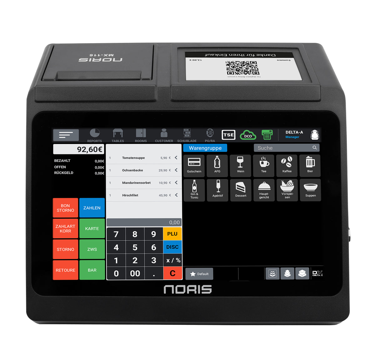 Noris Kassensystem MX-116